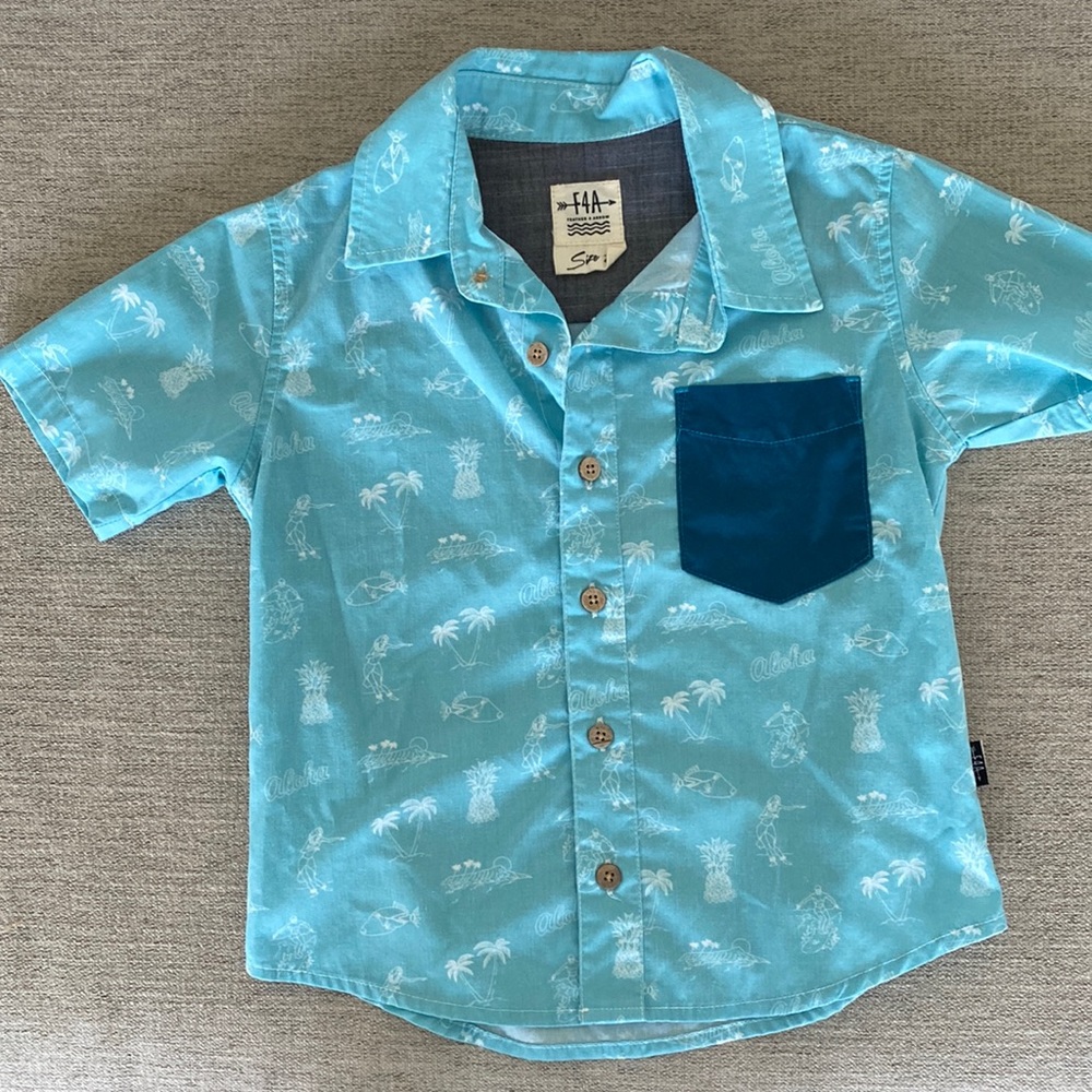 FEATHER 4 ARROW Islander Button down 2T